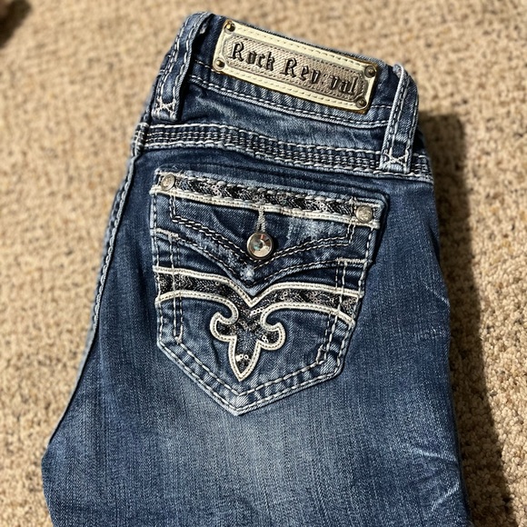 Rock Revival bootcut jean sz 26 - Picture 8 of 9